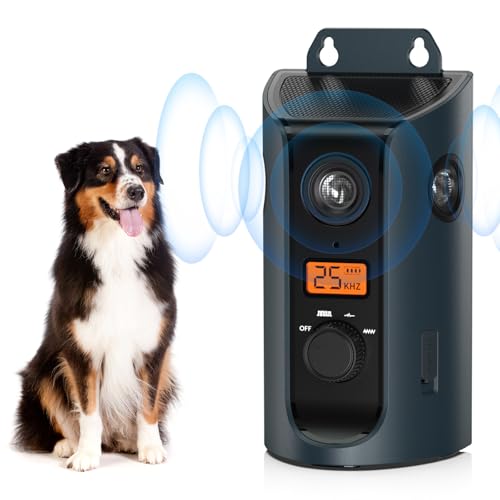 Anti-Bell-Gerät, 15 m Bellschutz, solarbetrieben, Ultraschall-Hunde-Bell-Abschreckungsgerät, 3-in-1-Handgerät, Ultraschall-Stopp-Hunde-Bell-Gerät, Ultraschall-Hundevertreiber für drinnen und draußen Anti-Bell-Gerät, 15 m Bellschutz, solarbetrieben, Ultraschall-Hunde-Bell-Abschreckungsgerät, 3-in-1-Handgerät, Ultraschall-Stopp-Hunde-Bell-Gerät, Ultraschall-Hundevertreiber für drinnen und draußen von Bubbacare
