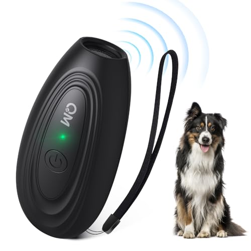 Anti Bell Gerät Hunde,16.4Ft Ultraschall Antibell für Hunde,Auto Anti-Bell,IPX2 Wasserdichter Anti-Bell-gerät, Wiederaufladbares Antibell ,Hunderindenstopper für Kleine Große Hunde Innen Außenbereich von Bubbacare