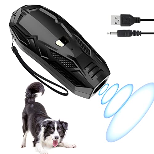 Bubbacare Anti Bell Gerät Hunde, Tragbares Ultraschall Antibell Ultraschall Gerät mit Doppelfrequenz, 16.4 Fuß Effektives Antibell für Hunde für das Training im Innen- und Außenbereich von Bubbacare