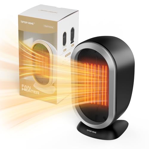 Heizlüfter Energiesparend, 1500W Elektroheizung Heizlüfter Energiesparend Leise Keramik Heizlüfter Bad Konvektor Heizung Energiesparend Heizlüfter Heizstrahler für 20m² Räume von Bubbacare