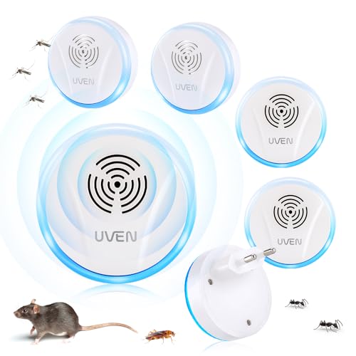 Ultraschall Rattenabwehr 6 Stück Ultraschall Mäuseabwehr Mäuseschreck Innenräumen Plug-in Ultraschall Schädlingsbekämpfer Pest Repeller für Ratten Mücken Mäuse Nagetiere Kakerlaken Wespen Flöhe Ultraschall Rattenabwehr 6 Stück Ultraschall Mäuseabwehr Mäuseschreck Innenräumen Plug-in Ultraschall Schädlingsbekämpfer Pest Repeller für Ratten Mücken Mäuse Nagetiere Kakerlaken Wespen Flöhe von Bubbacare