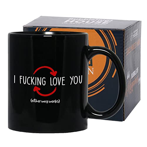Relationship Kaffeetasse, 325 ml, Schwarz von Bubble Hugs