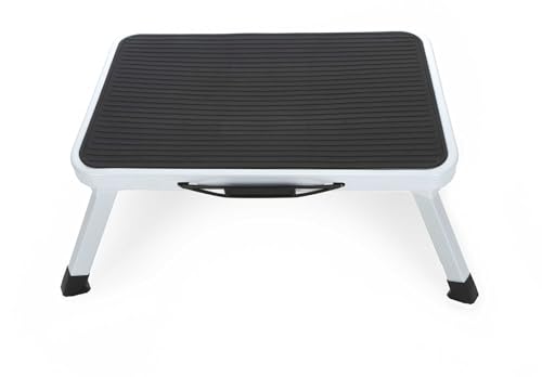 BUBBLE STORE Klapptritt mit Tragegriff, Tritthocker einstufig max. 150 kg, rutschfeste Trittfläche, 57102 von Bubble Store