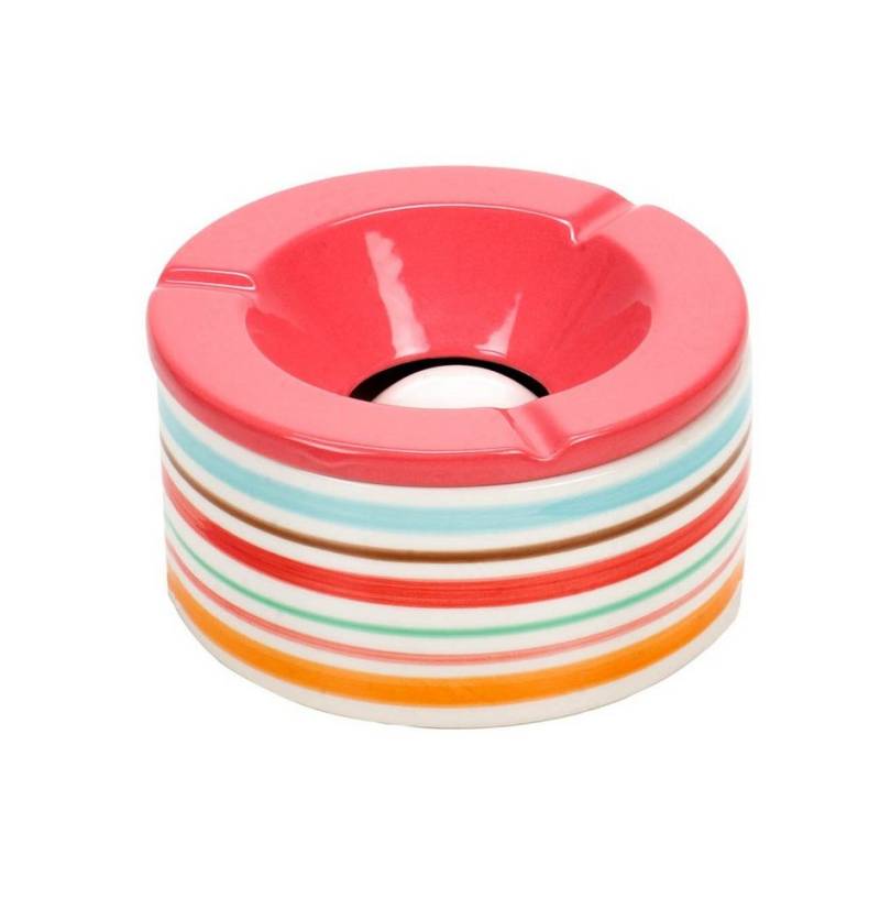 Bubble-Store Aschenbecher Aschenbecher, Aschenbecher mit abnehmbarem Deckel, bunter Keramik Sturmaschenbecher von Bubble-Store