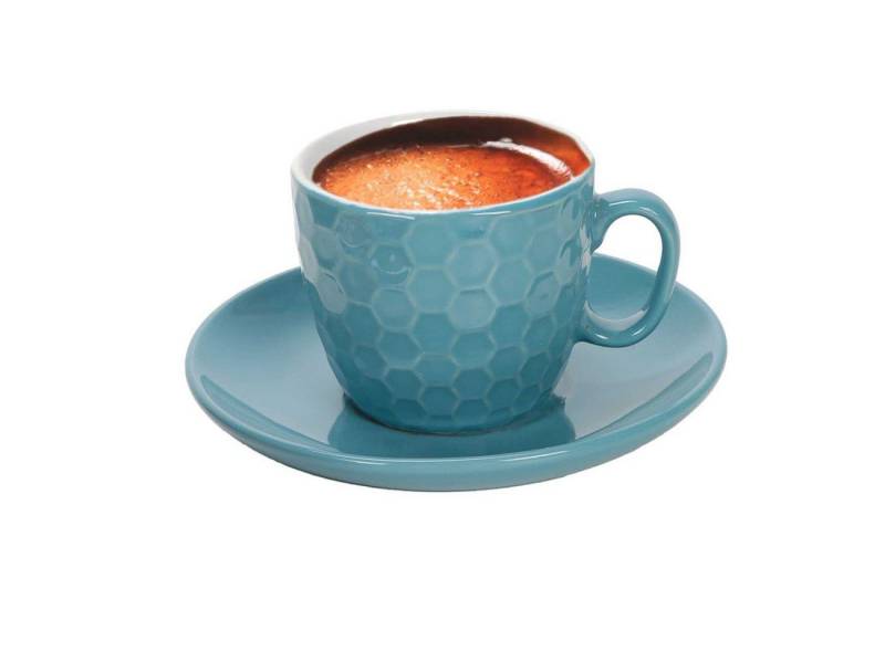 Bubble-Store Espressotasse Espresso-Set, Keramik, Espressotassen dickwandig, hält länger warm von Bubble-Store
