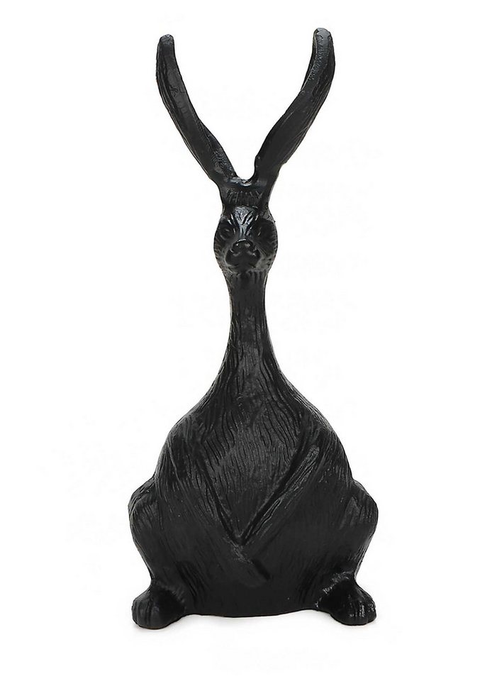 Bubble-Store Osterhase Großer Hase (Oster Deko Figur), Hasenfigur schwarz von Bubble-Store