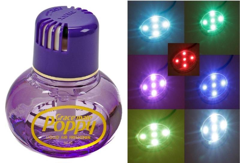 Bubble-Store Raumduft Original Poppy Lufterfrischer mit LKW LED-Beleuchtung (Duft Lavendel), LKW Innenbeleuchtung von Bubble-Store