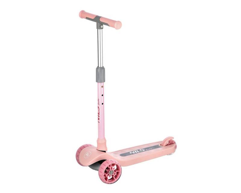Bubble-Store Tretroller Dreiradroller Trittbrett und Räder mit Beleuchtung, Kinder Roller rosa von Bubble-Store