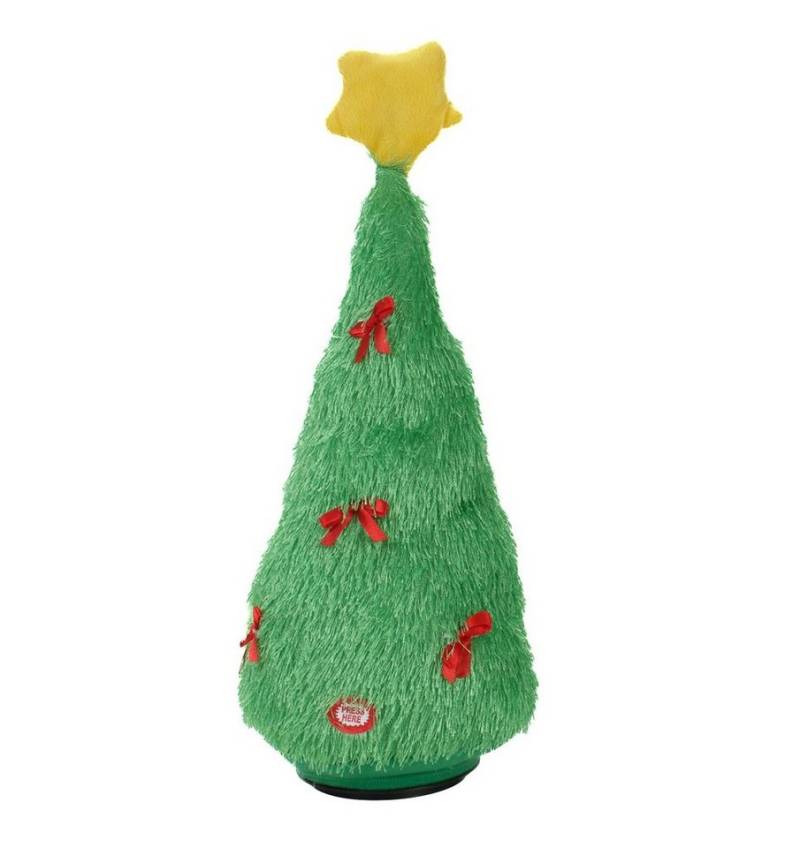 Bubble-Store Weihnachtsfigur drehender Weihnachtsbaum, mit LEDs im Farbwechsel von Bubble-Store