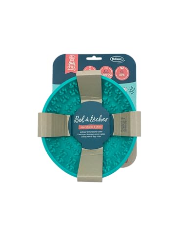 BUBIMEX - Lecknapf 16,5 cm, blau, für Hunde und Katzen, Schüssel mit Saugnapf, Anti-Schlingen, Anti-Stress, Silikon, BPA-frei, spülmaschinenfest und gefriergeeignet, reduziert schlechten Atem BUBIMEX - Lecknapf 16,5 cm, blau, für Hunde und Katzen, Schüssel mit Saugnapf, Anti-Schlingen, Anti-Stress, Silikon, BPA-frei, spülmaschinenfest und gefriergeeignet, reduziert schlechten Atem von Bubimex