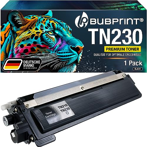 Bubprint Toner kompatibel als Ersatz für Brother TN-230BK TN-230 für DCP-9010CN HL-3040CN HL-3045CN HL-3070CN HL-3070CW HL-3075CW MFC-9120CN MFC-9125CN MFC-9320CW MFC-9325CW Schwarz von Bubprint
