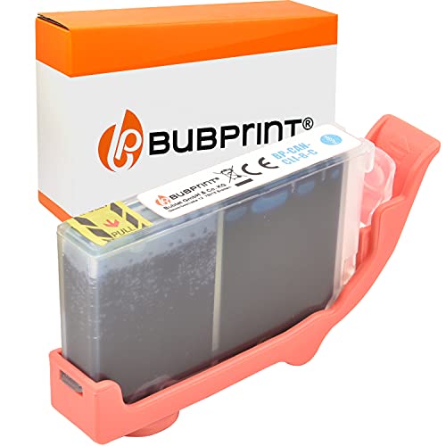 Bubprint Druckerpatrone kompatibel als Ersatz für Canon CLI-8C für Pixma IP3300 IP3500 IP4200 IP4300 IP4500 IP6700D IX4000 MP510 MP600 MP610 MP970 MX700 Cyan von Bubprint