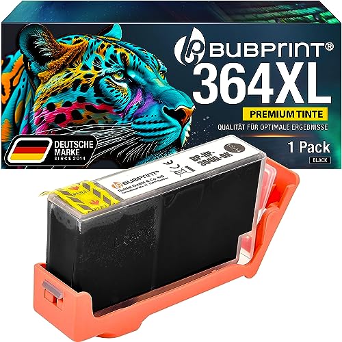 Bubprint Druckerpatrone kompatibel als Ersatz für HP 364 XL 364XL für DeskJet 3070A 3520 OfficeJet 4620 4622 PhotoSmart 5510 5520 5524 6510 6520 7510 7520 B109-a B110 B110a C310a Schwarz von Bubprint