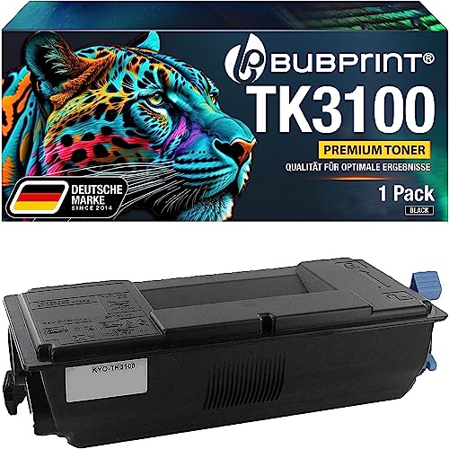 Bubprint Toner kompatibel für Kyocera TK-3100 TK3100 für Ecosys M3040DN M3540DN FS-2100D FS-2100DN FS-4100DN FS-4200DN FS-4300DN 12.500 Seiten Schwarz von Bubprint