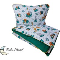 Bettwäsche-Set "Smaragdgrüner Jungle" von BubuMond