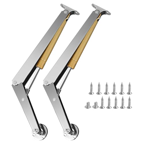 Bubuny Gasdruckdämpfer Gasdruckfeder 2 Stk., Klappenbeschlag, Deckelstützscharniere Bettkastenscharniere 200N, Scharnier Klappbeschlag Klappenscharnier für Holzkiste Hängeschrank Tatami Schrank Bubuny Gasdruckdämpfer Gasdruckfeder 2 Stk., Klappenbeschlag, Deckelstützscharniere Bettkastenscharniere 200N, Scharnier Klappbeschlag Klappenscharnier für Holzkiste Hängeschrank Tatami Schrank von Bubuny