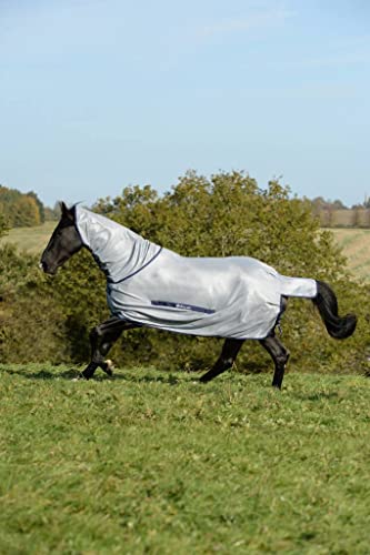 Bucas Buzz-Off Full/Neck Pony - Silver, Größe:100 von Bucas