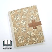 Collegeblock Mappe Rosen Für Collegeblöcke Mit Verschluss, Inkl. Block Und Kugelschreiber von BuchbindereiFruehauf