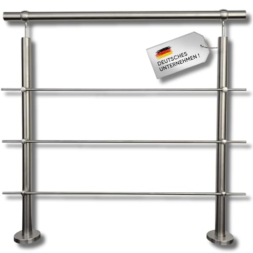 Edelstahl Geländer Markengeländer Buchetmann2, Handlauf Treppengeländer Balkongeländer bis 6m am Stück, Querstäbe V2A Treppe Balkon Aufgesetzte und Seitliche Montage Edelstahl Geländer Markengeländer Buchetmann2, Handlauf Treppengeländer Balkongeländer bis 6m am Stück, Querstäbe V2A Treppe Balkon Aufgesetzte und Seitliche Montage von Buchetmann2