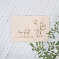 Personalisiertes Frühstücksbrett Danke | Abschiedsgeschenk Geschenk Tagesmutter Dankeschön Erzieherin Lehrerin Schneidebrett Personalisiertes Frühstücksbrett Danke | Abschiedsgeschenk Geschenk Tagesmutter Dankeschön Erzieherin Lehrerin Schneidebrett von Buchstabenkult