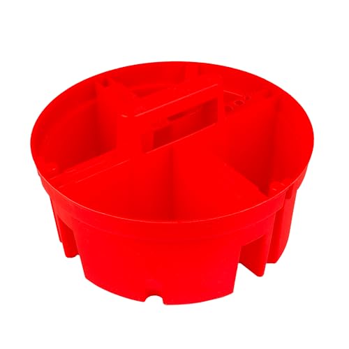 Bucket Boss - Super Stacker Kleinteile-Organizer, Eimer Organisation (15054), rot von Bucket Boss