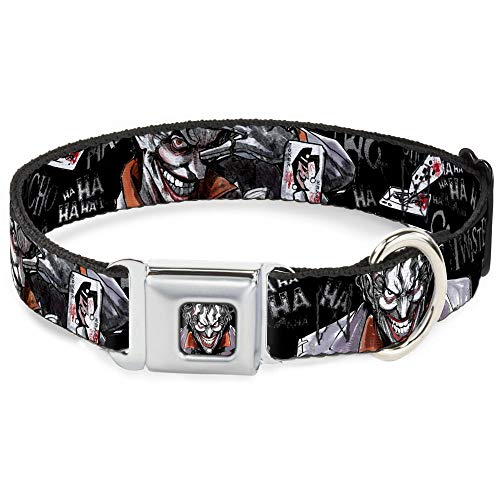 Buckle-Down 22,9–38,1 cm jkq-Joker Face Stare Full Farbe Hundehalsband, kleine Buckle-Down 22,9–38,1 cm jkq-Joker Face Stare Full Farbe Hundehalsband, kleine von Buckle-Down