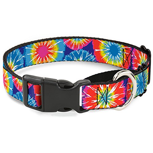 Buckle-Down 70 's Tie Dye Martingale Hundehalsband, 3,8 cm Wide-fits 45,7–81,3 cm Neck-Large von Buckle-Down
