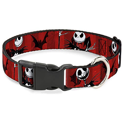 Buckle-Down Kunststoff-Kragen für Jack-Poses/Fledermäuse, Rot gestreift, 1" Wide - Fits 15-26" Neck - Large, Mehrfarbig Buckle-Down Kunststoff-Kragen für Jack-Poses/Fledermäuse, Rot gestreift, 1" Wide - Fits 15-26" Neck - Large, Mehrfarbig von Buckle-Down