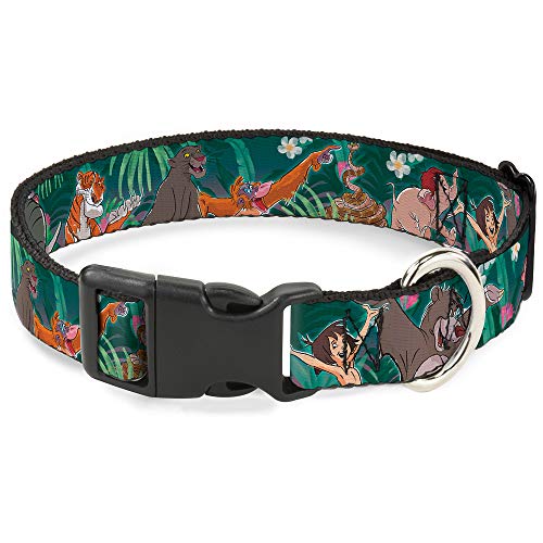 Buckle-Down Plastic Clip Collar - The Jungle Book 8-Character Group Greens - 1" Wide - Fits 9-15" Neck - Small Buckle-Down Plastic Clip Collar - The Jungle Book 8-Character Group Greens - 1" Wide - Fits 9-15" Neck - Small von Buckle-Down