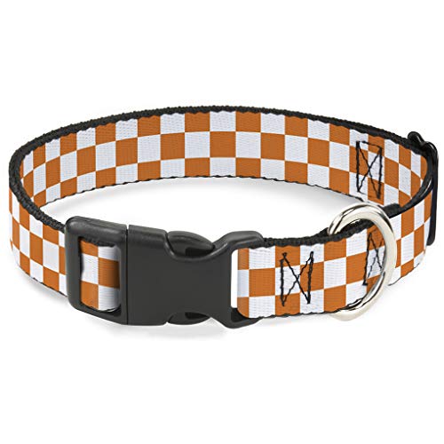 Buckle-Down bac-w30303-nl Breakaway Katzenhalsband, 1/5,1 cm breit – passt 22,9–38,1 cm Nacken, groß, kariert von Buckle-Down