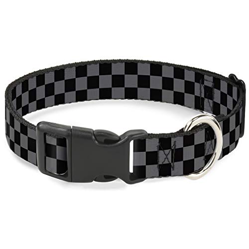 Buckle-Down bac-w30322-nl Breakaway Katzenhalsband, 1/5,1 cm breit – passt 22,9–38,1 cm Nacken, groß, kariert von Buckle-Down