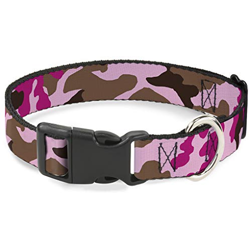 Buckle-Down bac-w30335-nl Breakaway Katzenhalsband, 1/5,1 cm breit – passt 22,9–38,1 cm Nacken – Groß, Camo von Buckle-Down