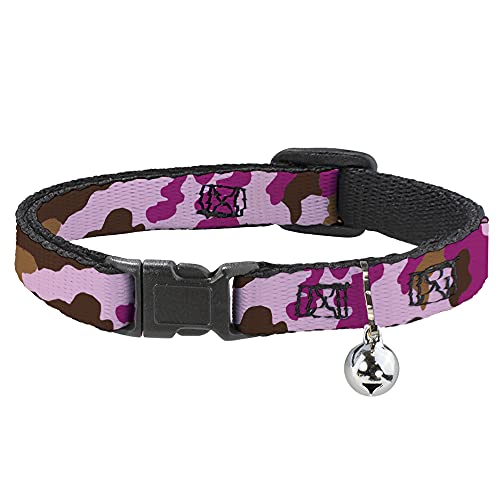 Buckle-Down bac-w30335-nm Breakaway Katzenhalsband, 1/5,1 cm breit – passt 20,3–30,5 cm Nacken – Medium, Camo von Buckle-Down