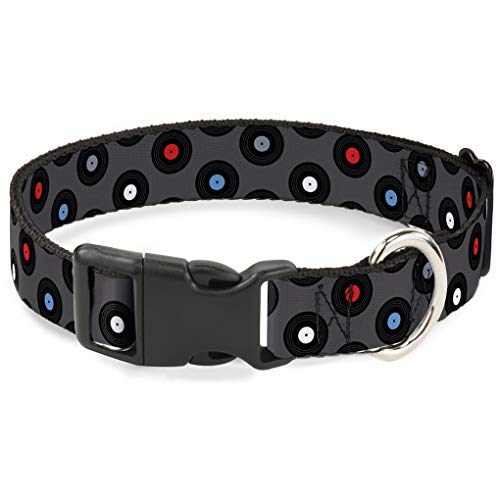 Buckle-Down bac-w32241-ns Breakaway Katzenhalsband, 1/5,1 cm Wide-fits 15,2–22,9 cm Neck-small, Vinyl Records von Buckle-Down