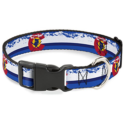 Buckle-Down bac-w35513-nl Breakaway Katzenhalsband, 1/5,1 cm Wide-fits 22,9–38,1 cm Neck-Large, Colorado von Buckle-Down