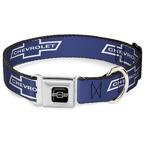 Buckle-Down dc-wch043-wm 40,6–58,4 cm chax-1965 Chevrolet Fliege Full Color Schwarz/Weiß Halsband, breit Medium von Buckle-Down