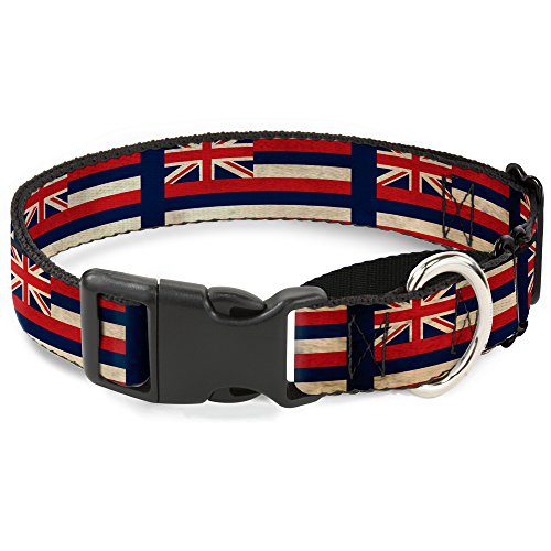 Buckle-Down mgc-w30889-wm Hawaii flags2/Marineblau Martingale Hundehalsband, Medium Buckle-Down mgc-w30889-wm Hawaii flags2/Marineblau Martingale Hundehalsband, Medium von Buckle-Down