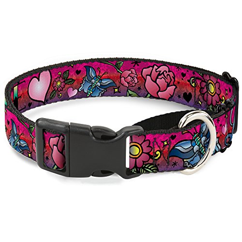 Buckle-Down mgc-w31213-wm Love Pink Martingale Hundehalsband, Medium von Buckle-Down