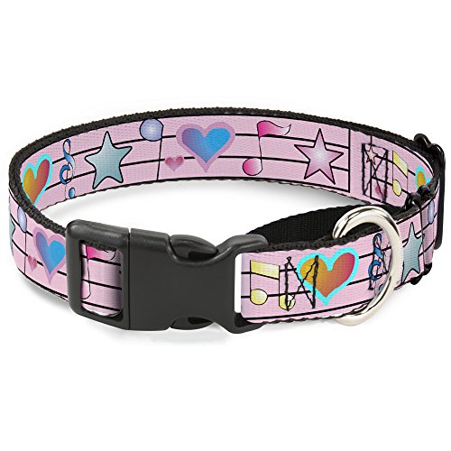 Buckle-Down mgc-w31324-s Musik Notes Pink Martingale Hundehalsband, klein Buckle-Down mgc-w31324-s Musik Notes Pink Martingale Hundehalsband, klein von Buckle-Down