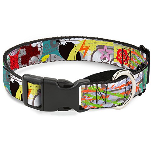 Buckle-Down mgc-w31333-l Musik Skulls Multicolor Martingale Hundehalsband, groß von Buckle-Down