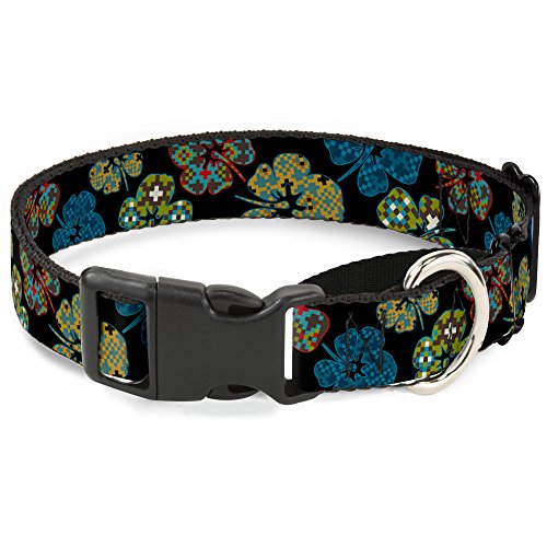 Buckle-Down mgc-w34242-ws aufgepixelt Hibiskus Blumen schwarz/Multicolor Martingale Hundehalsband, klein Buckle-Down mgc-w34242-ws aufgepixelt Hibiskus Blumen schwarz/Multicolor Martingale Hundehalsband, klein von Buckle-Down