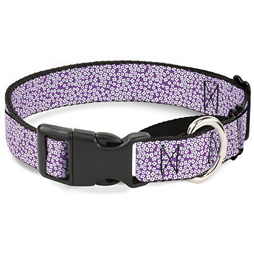 Buckle-down Blumen-Design, Lavendel/Weiß/Schwarz Hundehalsband Hunde Halsband 1 Wide-fits (Neck-small 38 cm Buckle-down Blumen-Design, Lavendel/Weiß/Schwarz Hundehalsband Hunde Halsband 1 Wide-fits (Neck-small 38 cm von Buckle-Down