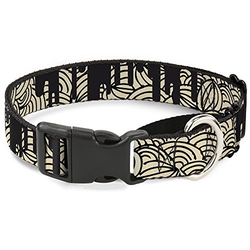 Buckle-down Martingale Hundehalsband, doodle1, cremefarben von Buckle-Down