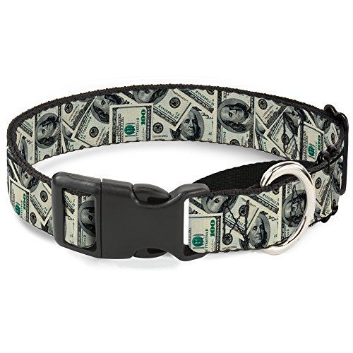 Buckle-down benjamins2 Backform Martingale Hundehalsband, 1 Neck-small Wide-fits 9–15 von Buckle-Down