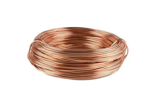 Aluminiumdraht Ø 2mm - 60m Ring in verschienden Farben. (Kupfer) von Buco der Draht