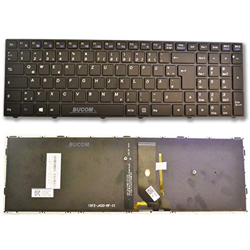 6-80-N7500-070-1 Tastatur DE deutsch mit Backlight für Clevo N7500 von Bucom