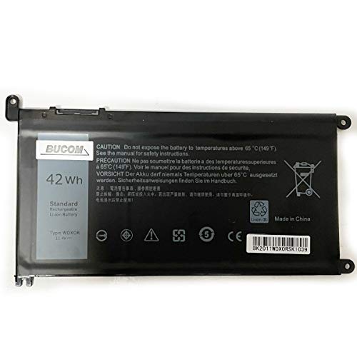 Bucom AKKU für Dell Inspiron 13 15 5565 5378 5379 7368 7569 7580 3CRH3 T2JX4 WDX0R WDXOR von Bucom