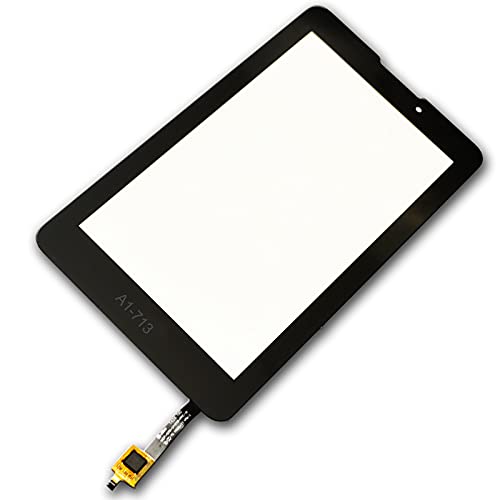 Bucom Display Ersatz Front Glas Touch Screen kompatibel mit Acer iconia Tab 7 A1-713 Digitizer Schwarz von Bucom