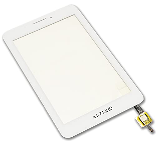 Bucom Display Ersatz Front Glas Touch Screen kompatibel mit Acer Iconia Tab 7 A1-713 HD Digitizer Weiss von Bucom