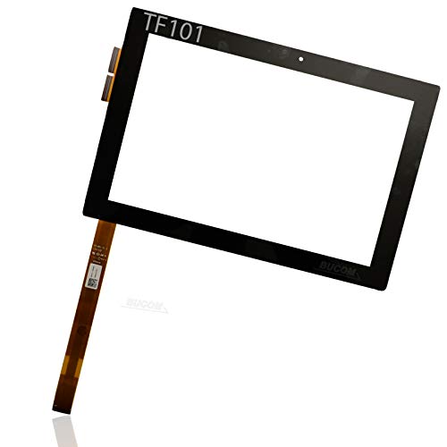 Bucom Display Ersatz Front Glas für ASUS Transformer eee PAD TF101 TF100 Touchscreen Digitizer schwarz von Bucom